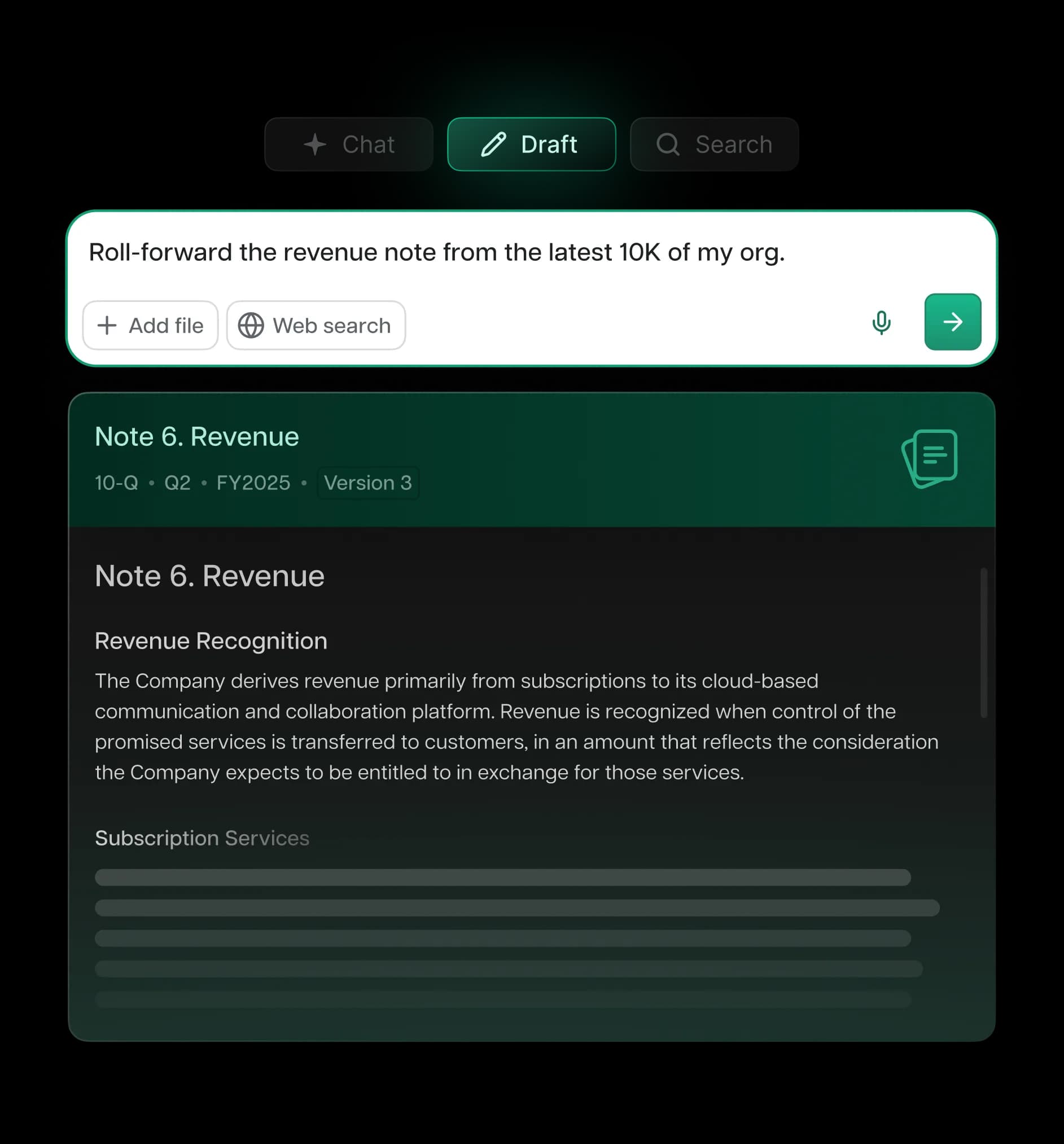 Draft disclosures with confidence