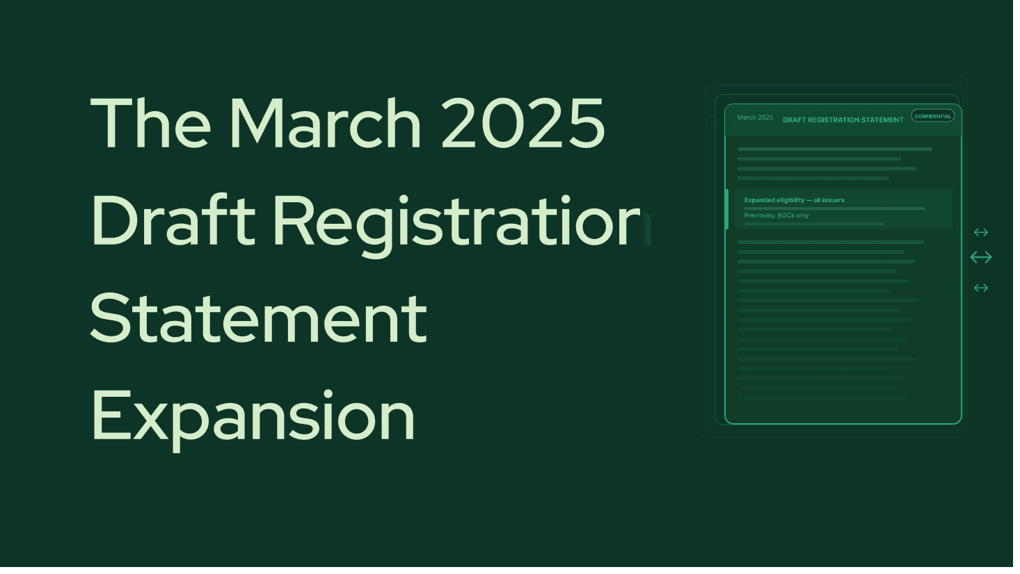 The March 2025 Draft Registration Statement Expansion