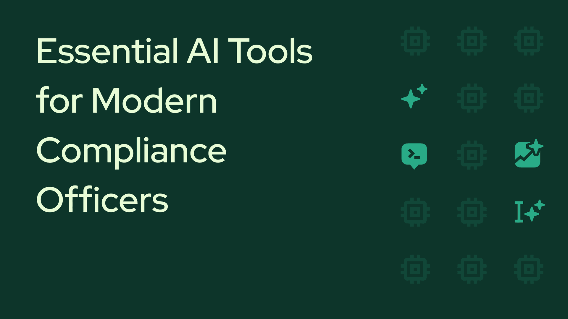 The Rise of the "RegTech" Stack: Essential AI Tools for Modern Compliance Officers